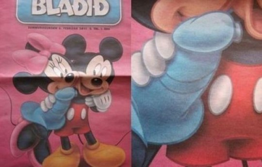 Mickey és egy közeli kép