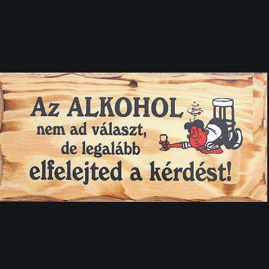 Alkohol és a problémák
