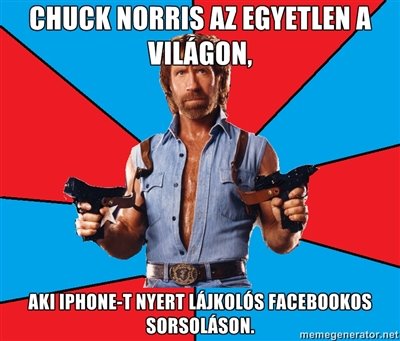 Chuck Norris már nyert